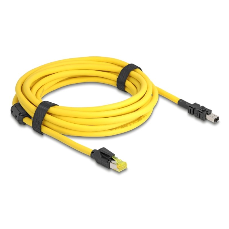 DeLOCK 81253 networking cable Black, Yellow 5 m Cat6