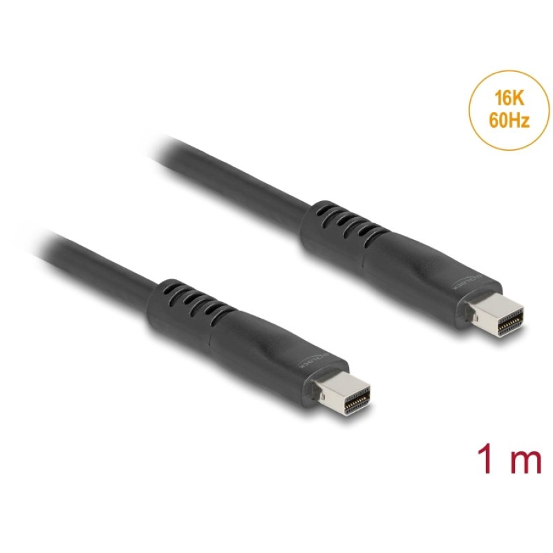 DeLOCK 81176 DisplayPort cable 1 m Mini DisplayPort Black