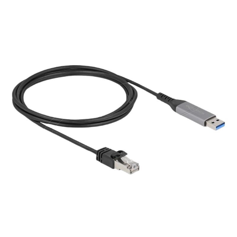 Delock USB LAN Kabel USB Typ-A zu RJ45 Gigabit Ethernet 2 m