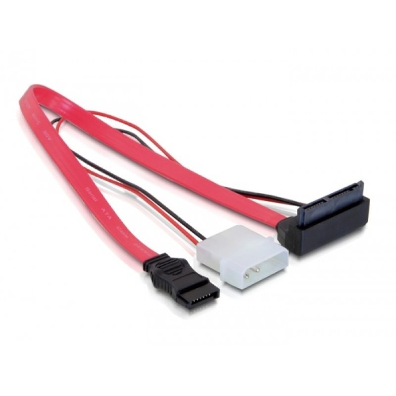 DeLOCK SATA Cable Micro 0.3m câble SATA 0,3 m Rouge