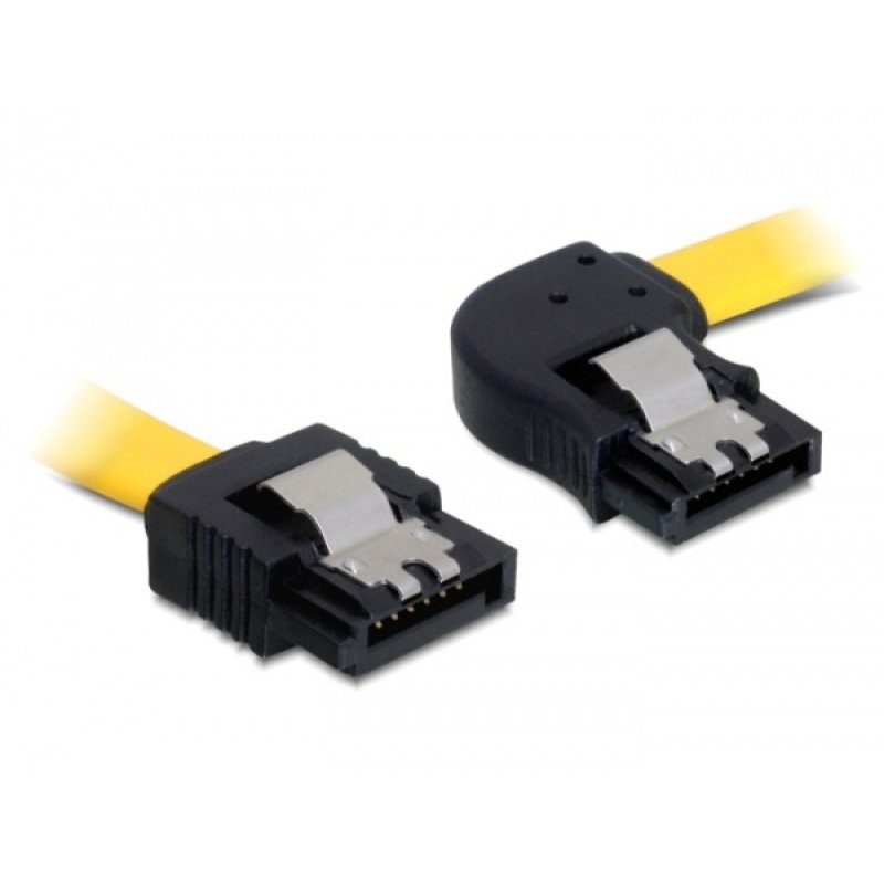 DeLOCK 0.3m SATA M/M SATA cable Yellow