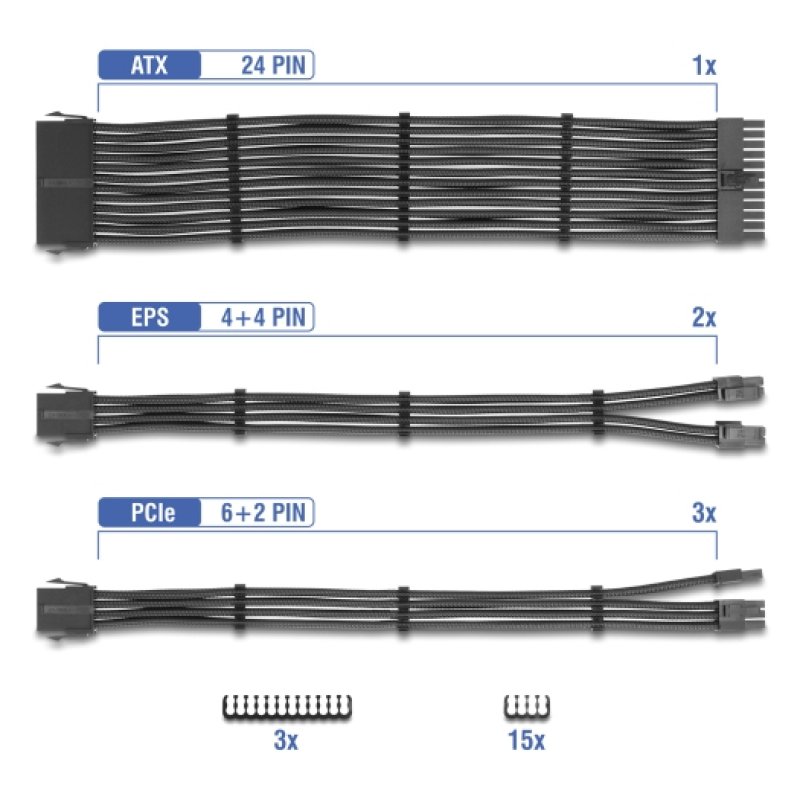 DeLOCK 84541 câble d'alimentation interne 0,3 m