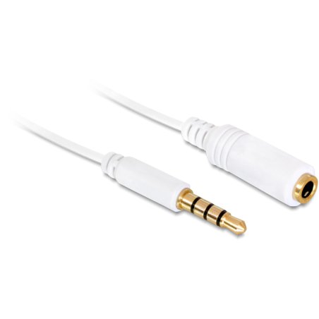 DeLOCK 84717 câble audio 0,5 m 3,5mm Blanc