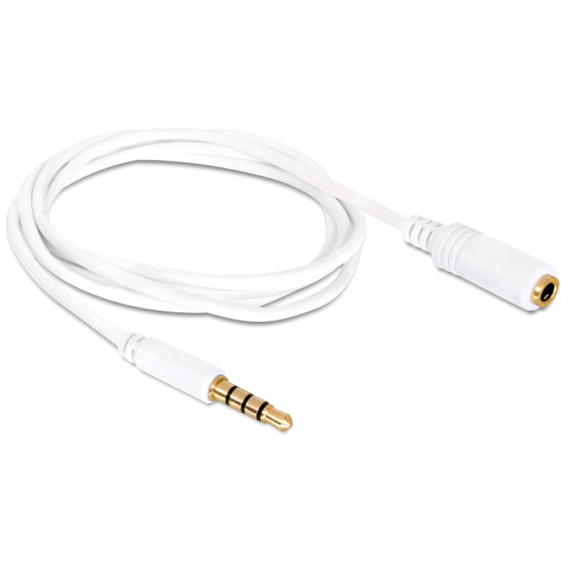 DeLOCK 84717 câble audio 0,5 m 3,5mm Blanc
