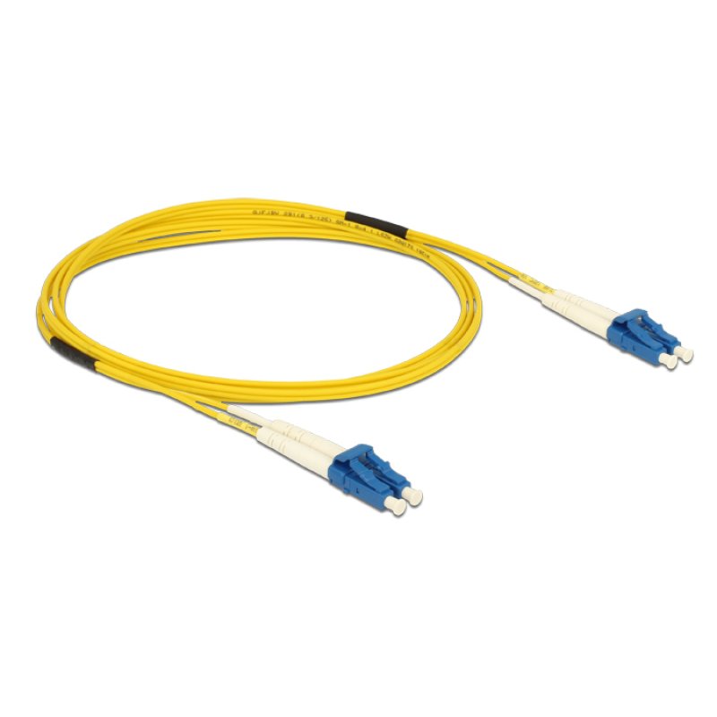 DeLOCK 2m LC-LC InfiniBand/fibre optic cable Yellow