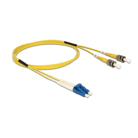 Delock Kabel Lichtwellenleiter LC ST Singlemode OS2 1 m