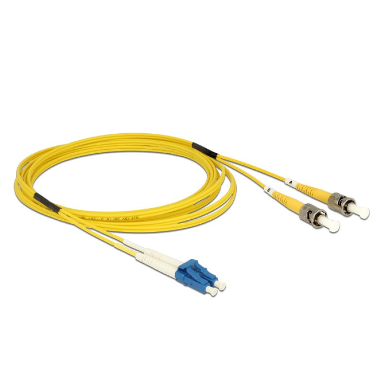 DeLOCK 84612 câble InfiniBand et à fibres optiques 2 m LC ST Jaune