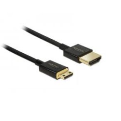 DeLOCK HDMI-A/HDMI Mini-C, 3 m HDMI cable HDMI Type A (Standard) HDMI Type C (Mini) Black