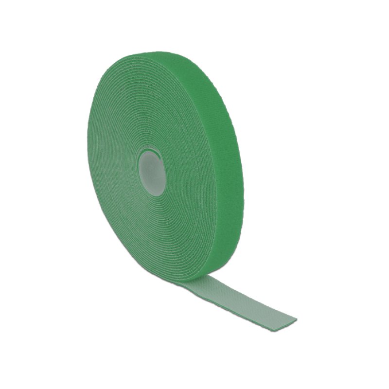 Delock Klettband auf Rolle L 10 m x B 20 mm grün