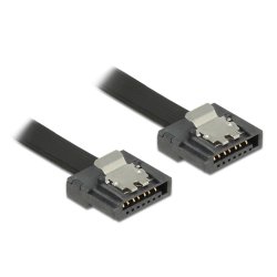 DeLOCK 83838 SATA cable 0.1 m SATA 7-pin Black