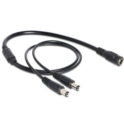 DeLOCK 83286 power cable Black 0.5 m