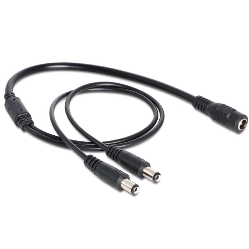 DeLOCK 83286 câble électrique Noir 0,5 m