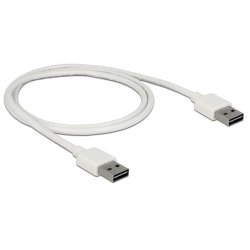 DeLOCK 85193 USB cable USB 2.0 1 m USB A White