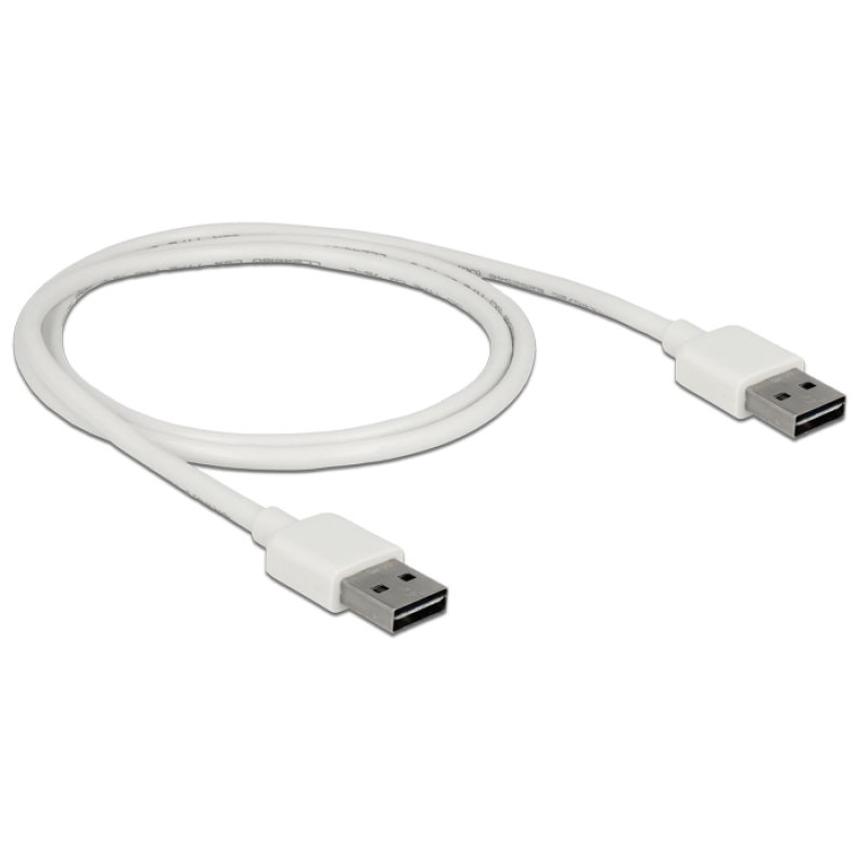 DeLOCK 85193 câble USB USB 2.0 1 m USB A Blanc