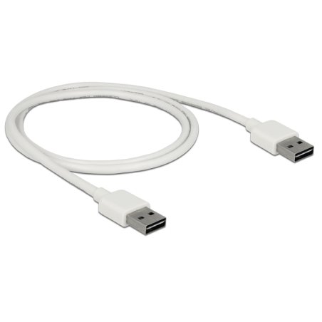 Delock Kabel EASY-USB 2.0 Typ-A Stecker EASY-USB 2.0 Typ-A Stecker 1 m weiß