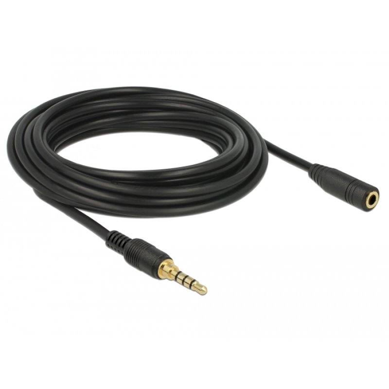 DeLOCK 85635 câble audio 5 m 3,5mm Noir