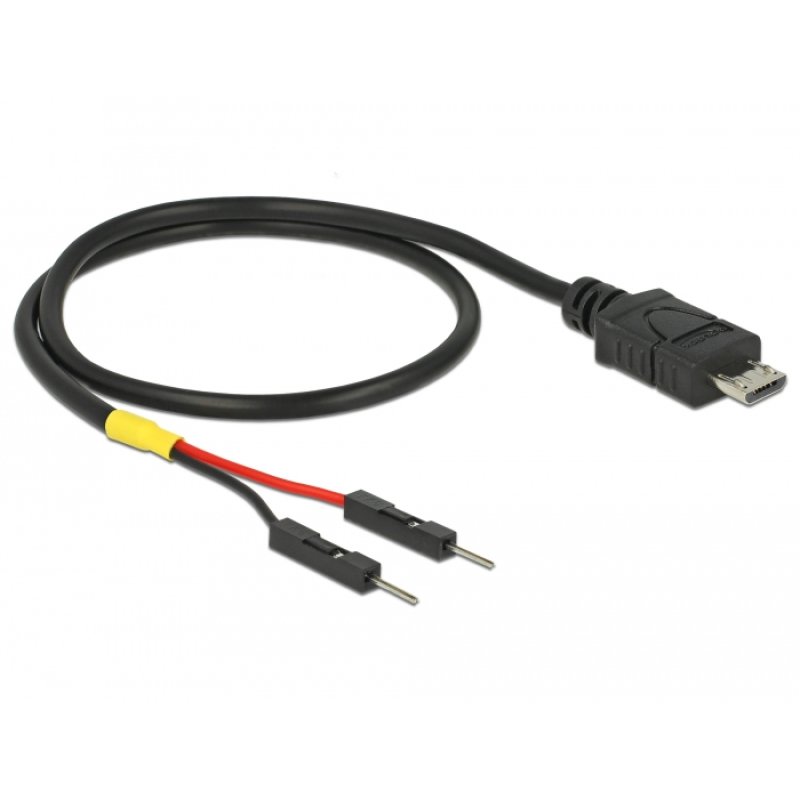 DeLOCK 85408 câble USB 0,3 m Micro-USB B Noir