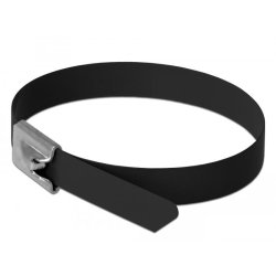 DeLOCK 18815 cable tie Steel Black 10 pc(s)