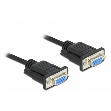 DeLOCK Câble Serial RS 232 D-Sub9 femelle à femelle, 2 m, null-modem