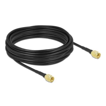 Delock Antennenkabel SMA Stecker zu SMA Stecker LMR/CFD100 10 m low loss