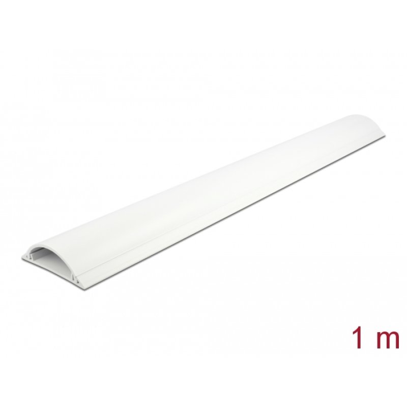Delock Kabelkanal selbstklebend 70 x 20 mm - Länge 1 m weiß