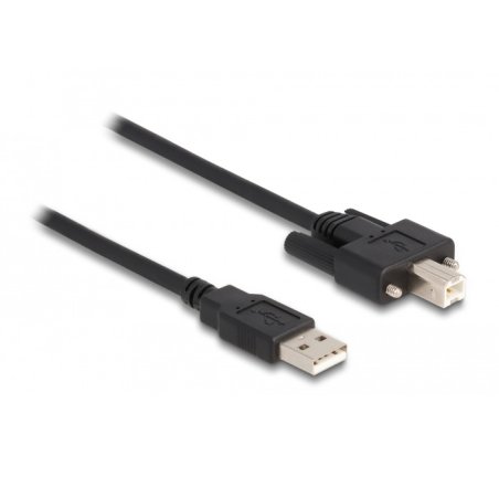 DeLOCK Cable USB 2.0 Type-A male to Type-B male with screws 3 m