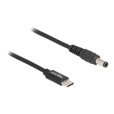 DeLOCK Câble de chargement de laptop USB Type-C mâle à 5,5 x 2,1 mm mâle