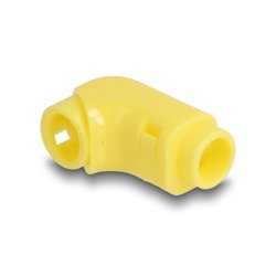 DeLOCK Cable Clips for Angling 8 pieces yellow