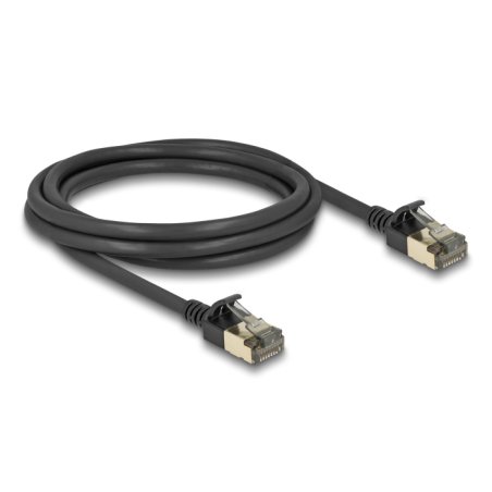 DeLOCK RJ45 Network Cable Cat.8.1 F/FTP Slim Pro 2 m black