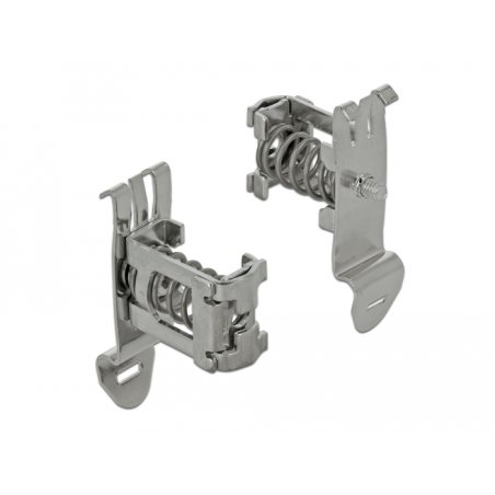 Delock Schirmklemme für Hutschiene - Kabeldurchmesser 3 - 8 mm