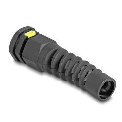 Delock Kabelverschraubung M20 mit Belüftung und Zugentlastung IP68 staub- und wasserdicht schwarz 2 Stück