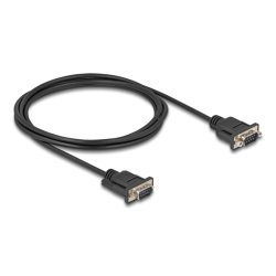 DeLOCK Câble Serial RS-232 D-Sub9 mâle à mâle 2 m