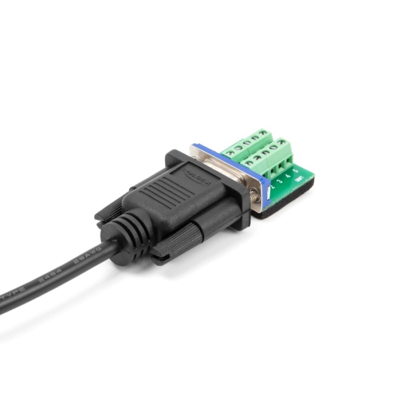 DeLOCK Serial Cable RS-232 D-Sub9 male to male with narrow plug housing 2 m