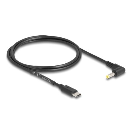 DeLOCK USB Type-C Power Cable to DC 4.0 x 1.7 mm male angled 1.5 m