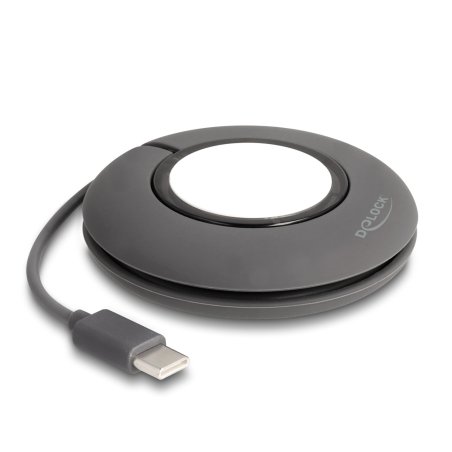 DeLOCK 83019 accessoire intelligent à porter sur soi Socle de chargement Gris, Blanc Silicone