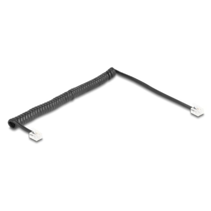 DeLOCK 90202 telephone cable 2 m Black
