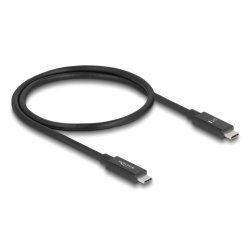 DeLOCK 81210 USB cable USB4 Gen 4x2 0.5 m USB C Black