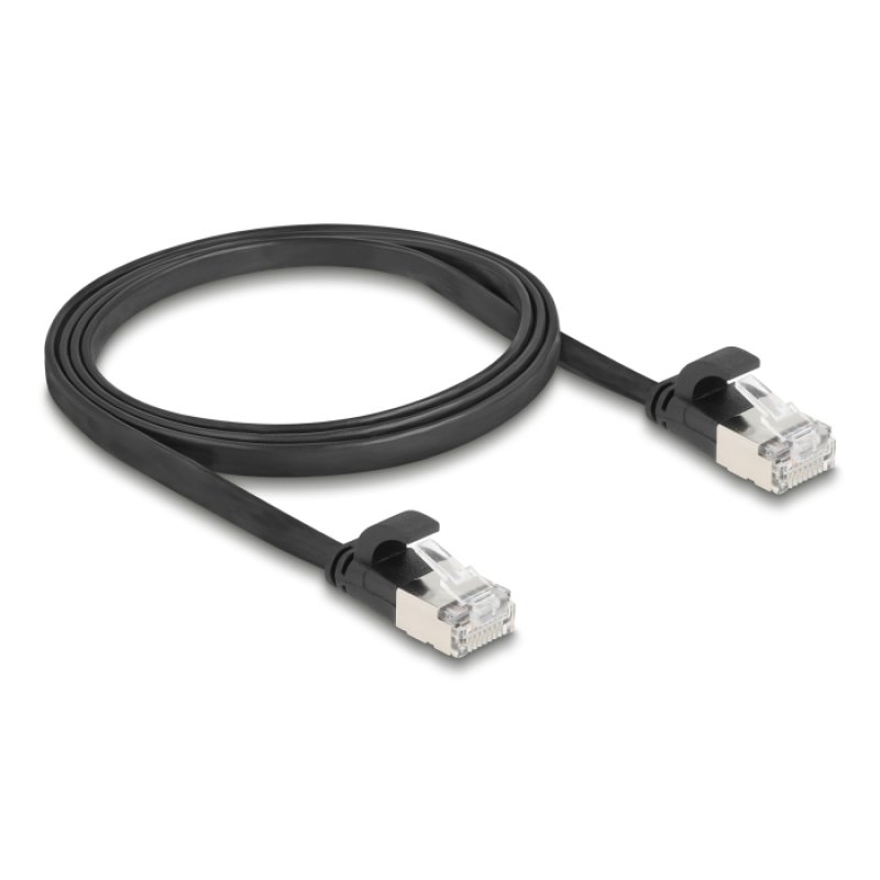 DeLOCK 81163 networking cable Black 1 m Cat6a U/FTP (STP)
