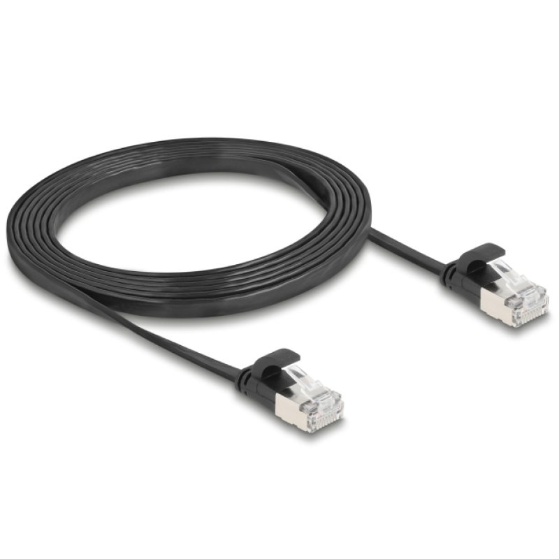 DeLOCK 81165 networking cable Black 2 m Cat6a U/FTP (STP)