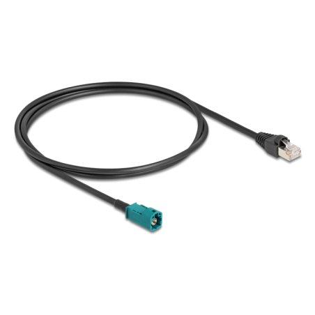 DeLOCK 90698 coaxial cable 1 m HSD Z RJ-45 Black, Blue