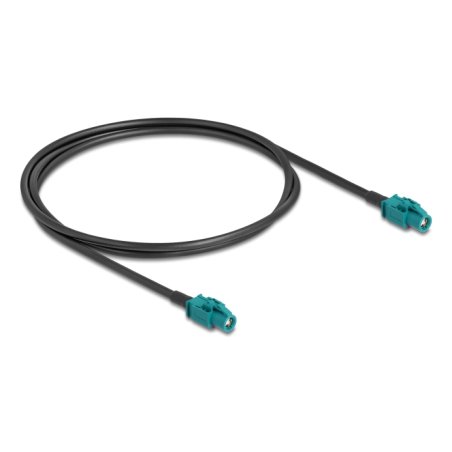 DeLOCK 90680 câble coaxial 1 m HSD Z Noir, Bleu
