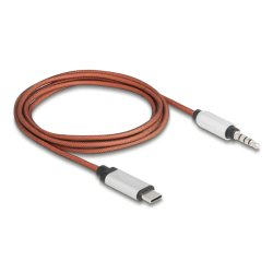 DeLOCK 81288 câble USB Orange, Argent