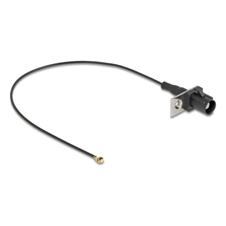 DeLOCK 90728 coaxial cable 1.13 0.2 m FAKRA A I-PEX MHF1 Black