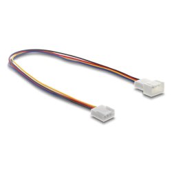 Delock Lüfter Verlängerungskabel PWM Stecker zu Buchse 4 Pin, Steckerlänge 13 mm, 30 cm