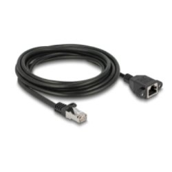 DeLOCK 90776 câble de réseau Noir 2 m Cat6a S/FTP (S-STP)