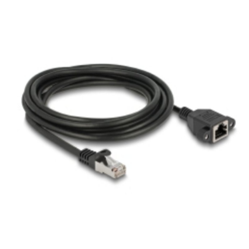DeLOCK 90776 networking cable Black 2 m Cat6a S/FTP (S-STP)