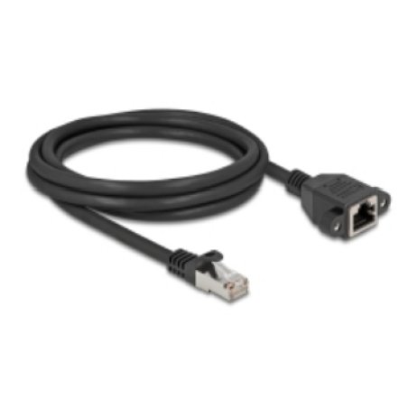 DeLOCK 90778 câble de réseau Noir 3 m Cat6a S/FTP (S-STP)