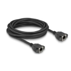 DeLOCK 90787 câble de réseau Noir 5 m Cat6a S/FTP (S-STP)
