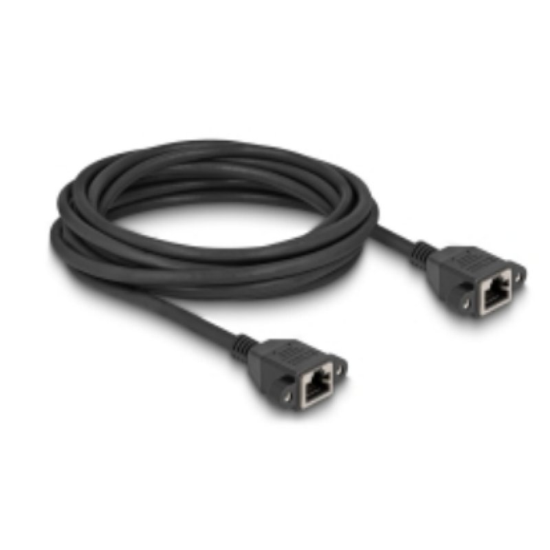 DeLOCK 90787 câble de réseau Noir 5 m Cat6a S/FTP (S-STP)