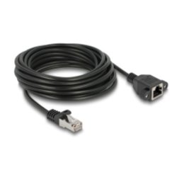 DeLOCK 90779 câble de réseau Noir 5 m Cat6a S/FTP (S-STP)
